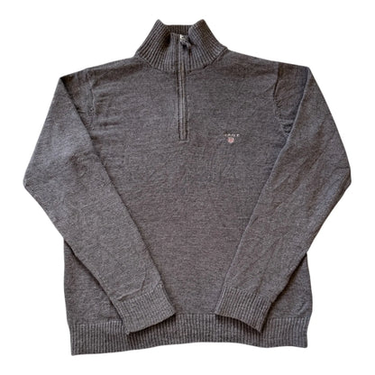 Small Gant Grey 1/4 Zip