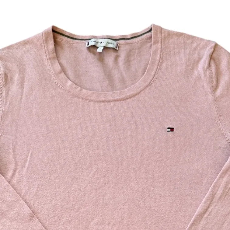 Woman's Small Tommy Hilfiger Pink Thin Jumper