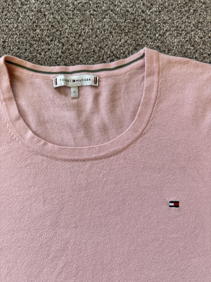 Woman's Small Tommy Hilfiger Pink Thin Jumper