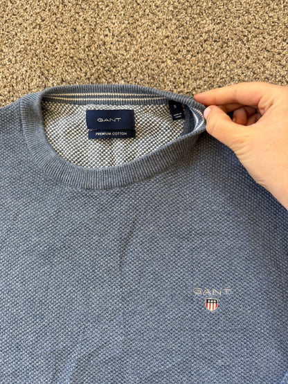 Small Gant Blue Knitted Jumper