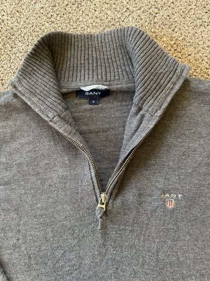 Small Gant Grey 1/4 Zip