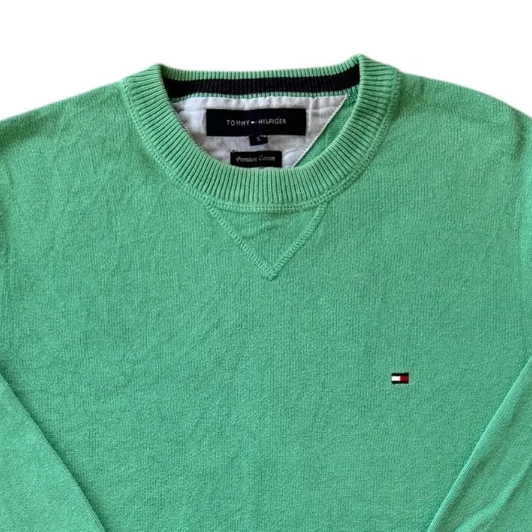 Small Tommy Hilfiger Green Knitted Jumper