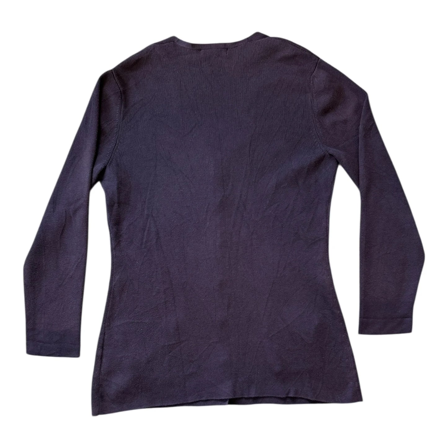 Woman's Small Lands' End Navy Cardigan