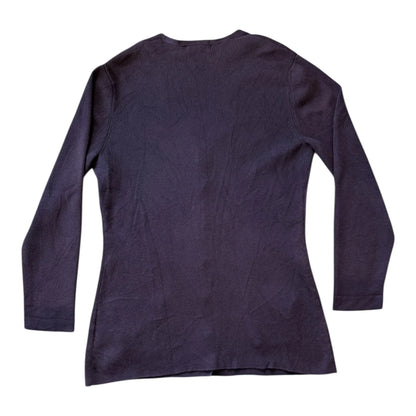 Woman's Small Lands' End Navy Cardigan