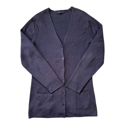 Woman's Small Lands' End Navy Cardigan