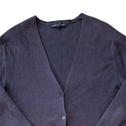 Woman's Small Lands' End Navy Cardigan