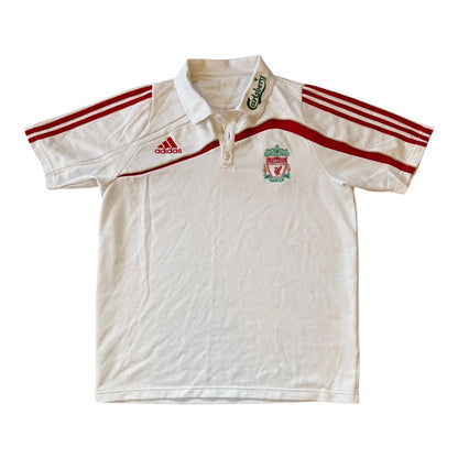 Medium Adidas White 2009 Liverpool Football Shirt