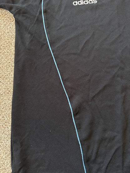 Extra large Adidas New Zealand All Blacks 1/4 Zip Rugby Shirt