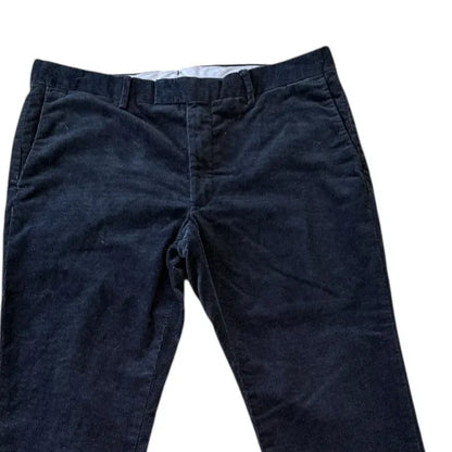 34/34 Ralph Lauren Black Corduroy Trousers