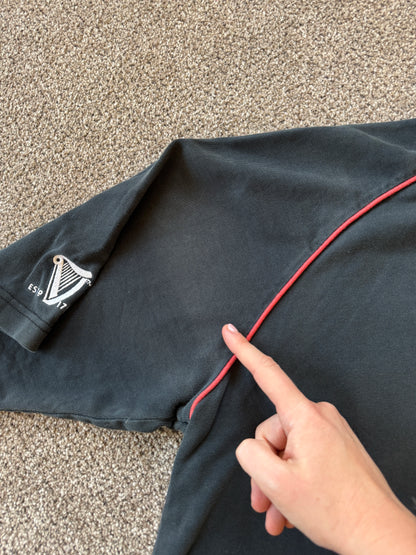 XXL Cotton Traders Black Guinness England Rugby Shirt