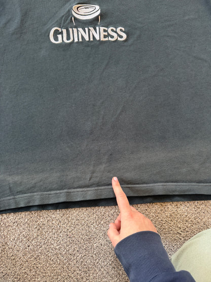 XXL Cotton Traders Black Guinness England Rugby Shirt