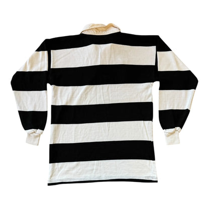 Slim Medium Halbro Black/White Exiles RUFC Rugby Shirt