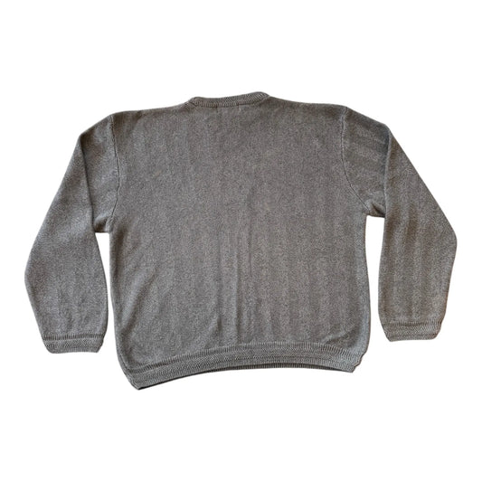 XXL Chaps Brown Knitted Herringbone Jumper