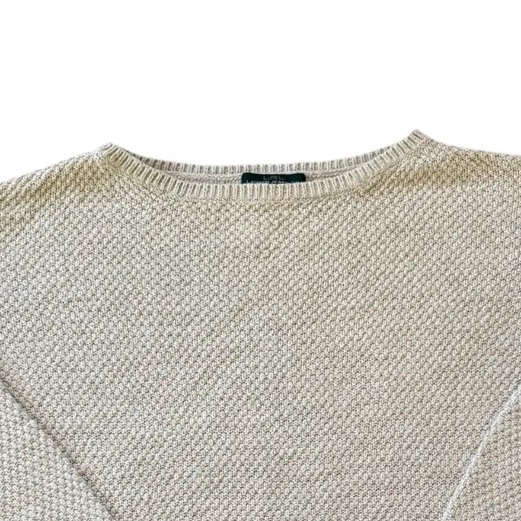 Woman's Small Ralph Lauren Beige Knitted Jumper