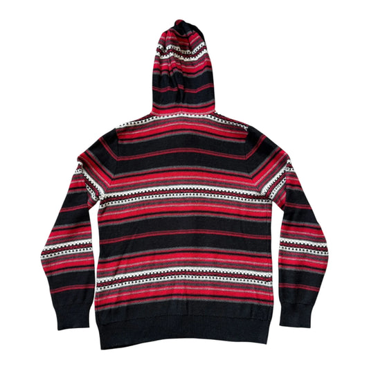 Woman's Extra large Ralph Lauren Black Southwest Aztec Knitted Hoodie