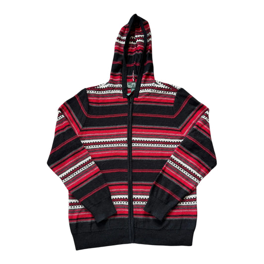 Woman's Extra large Ralph Lauren Black Southwest Aztec Knitted Hoodie