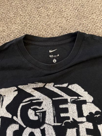 Large Nike Black Graphic T-Shirt