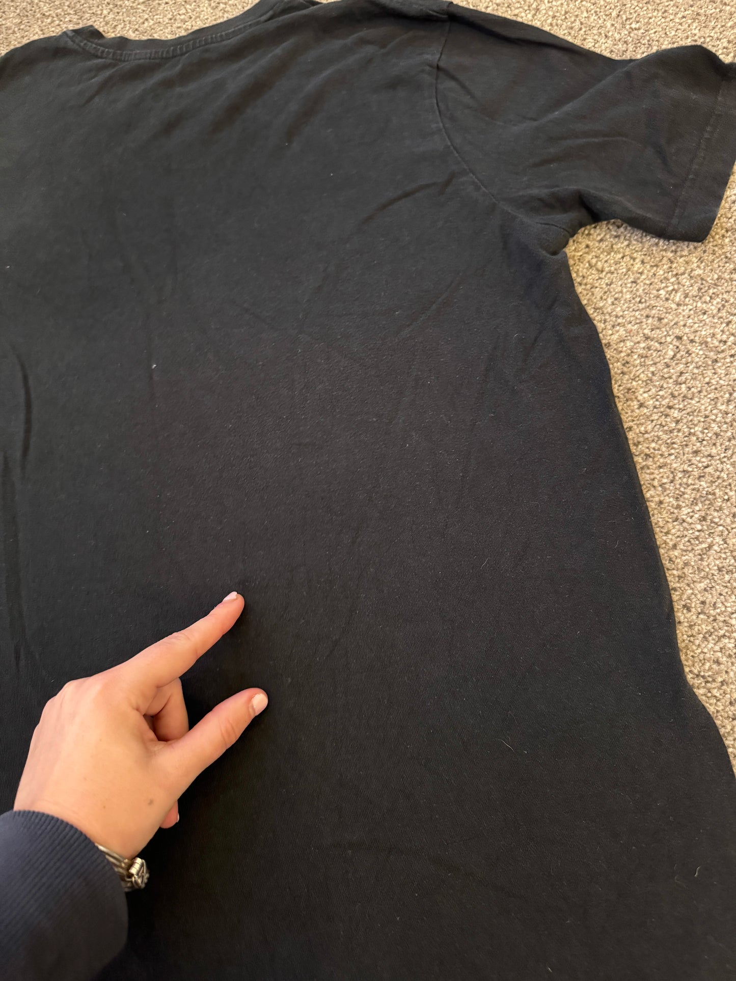 Large Nike Black Graphic T-Shirt