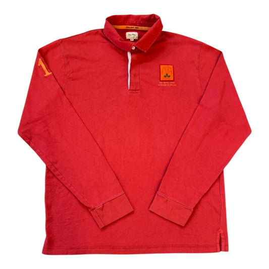 XXL Serge Blanco Red Rugby Shirt