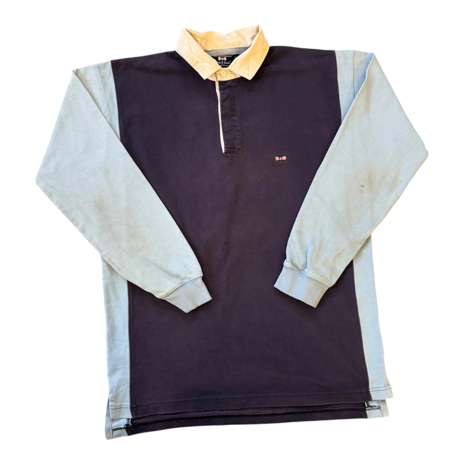 Large Eden Park Navy Ski Rugby Shirt