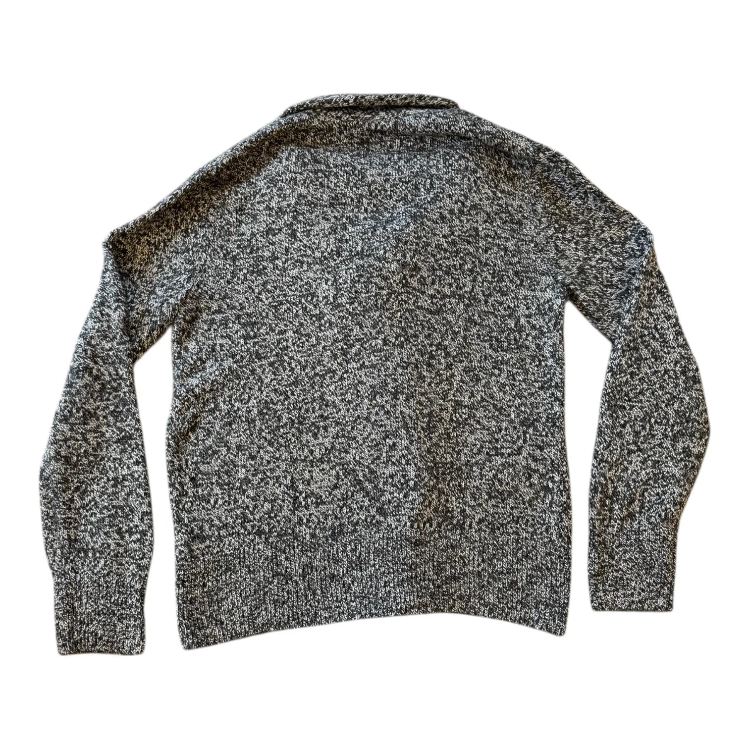 Woman's Medium Gap Grey Knitted Zip Up Jumper