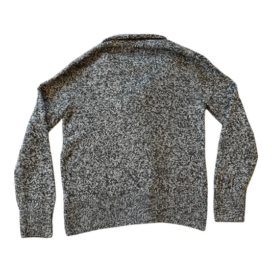 Woman's Medium Gap Grey Knitted Zip Up Jumper