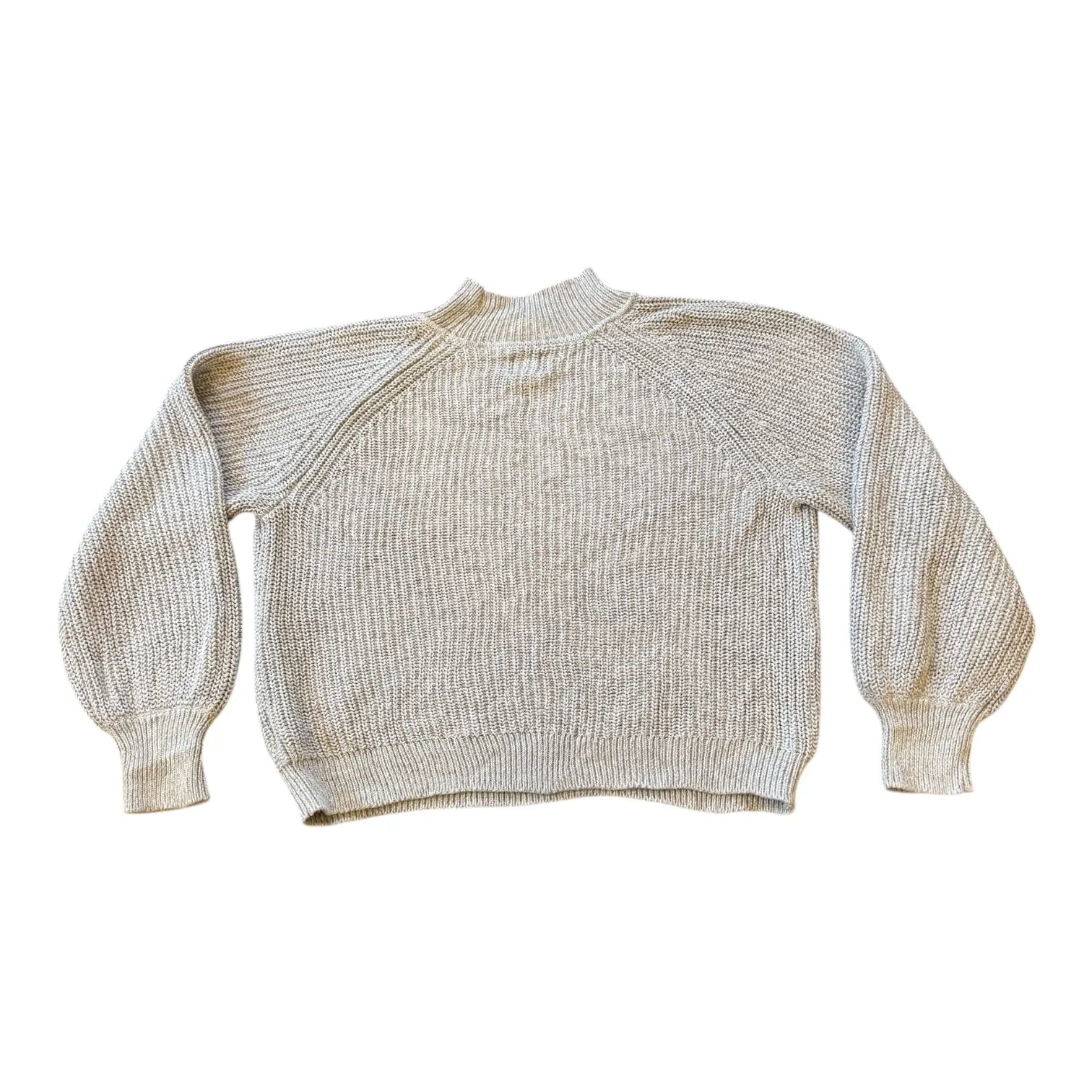 Woman's Medium Gap Grey Knitted Jumper