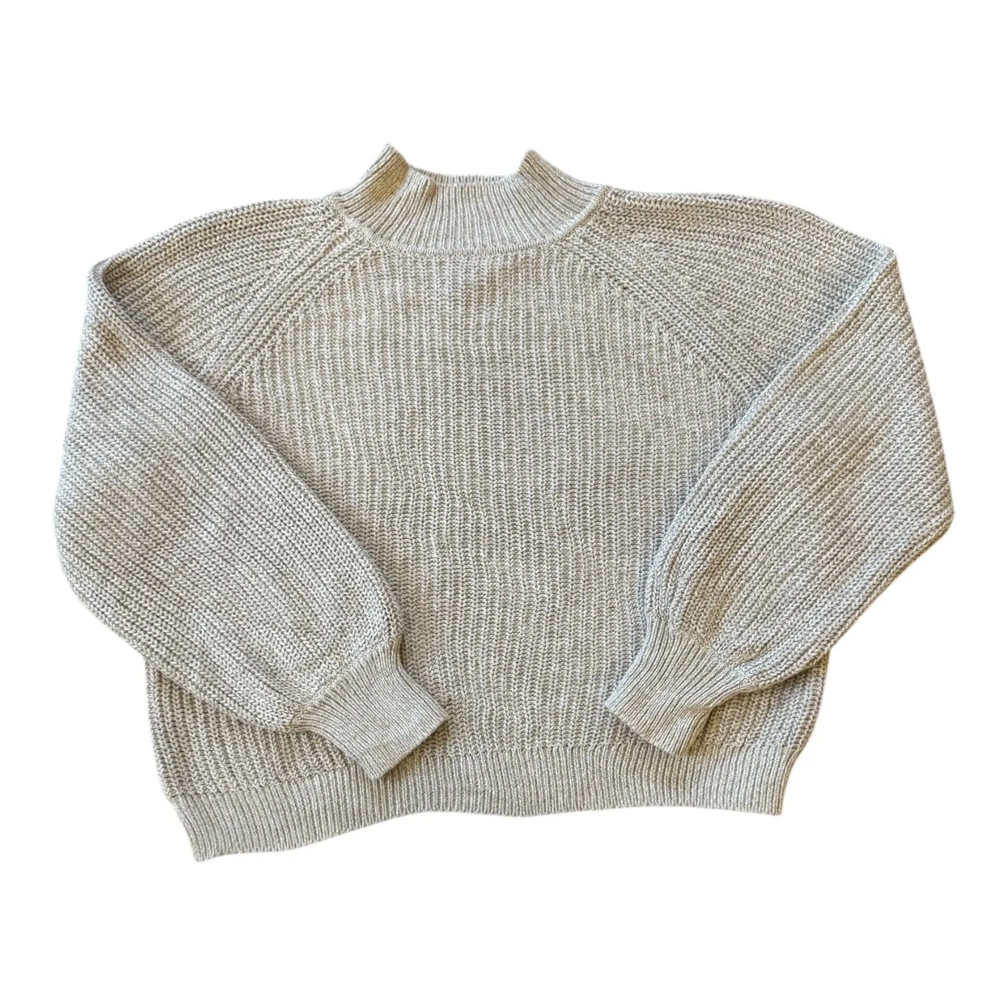 Woman's Medium Gap Grey Knitted Jumper