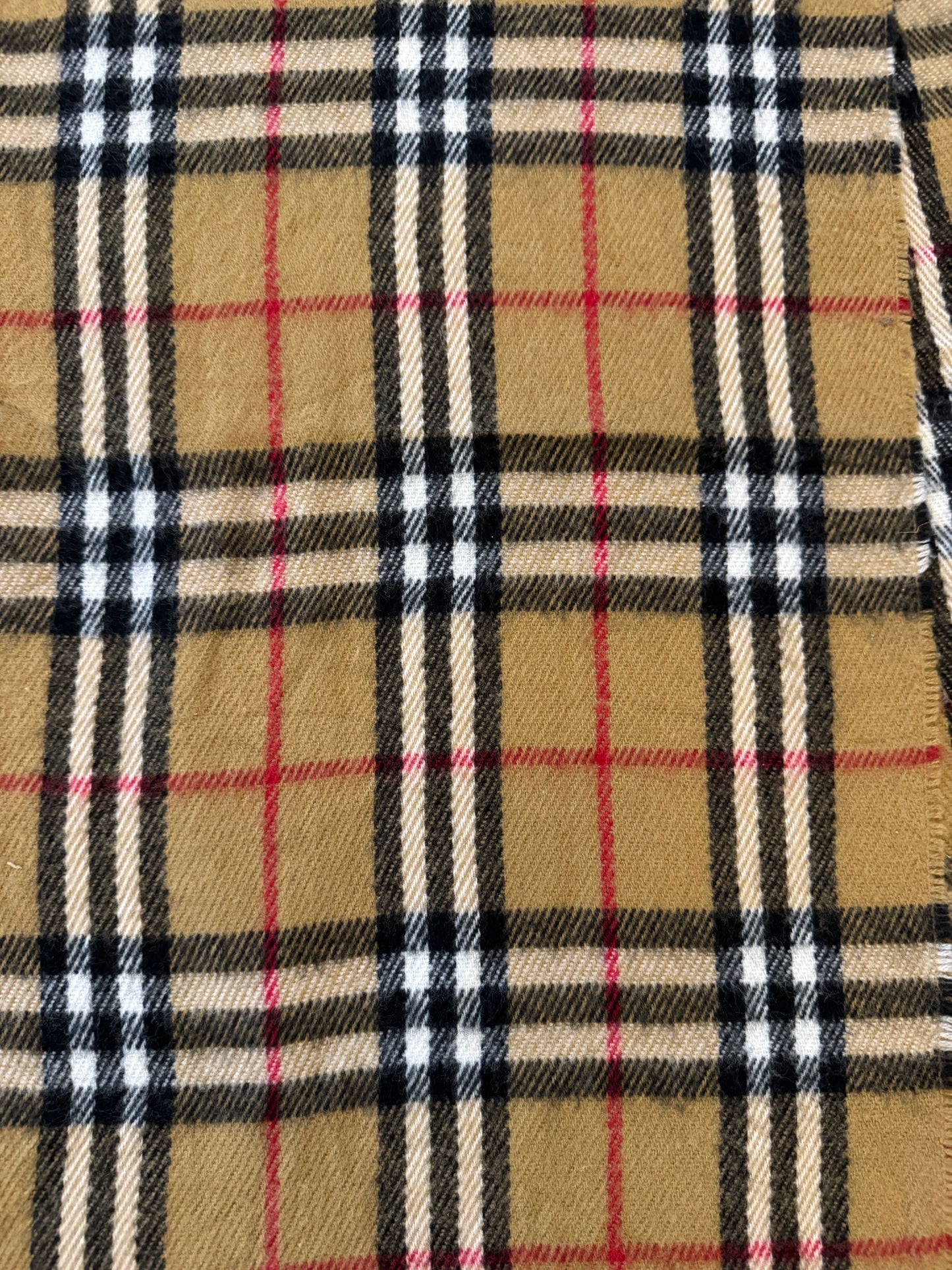 Burberry Lambswool Beige Scarf