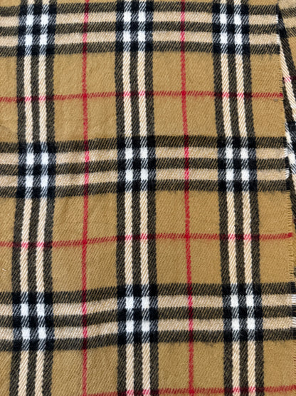 Burberry Lambswool Beige Scarf