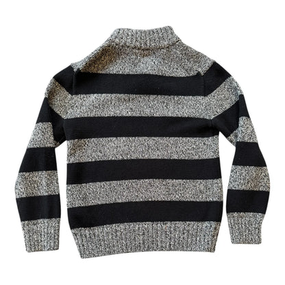 Aged 7 Ralph Lauren Grey Knitted 1/4 Button