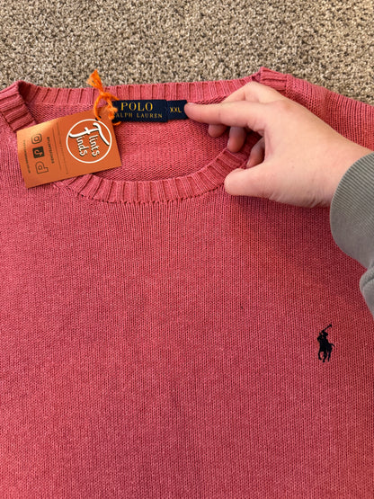 XXL Ralph Lauren Pink Knitted Jumper