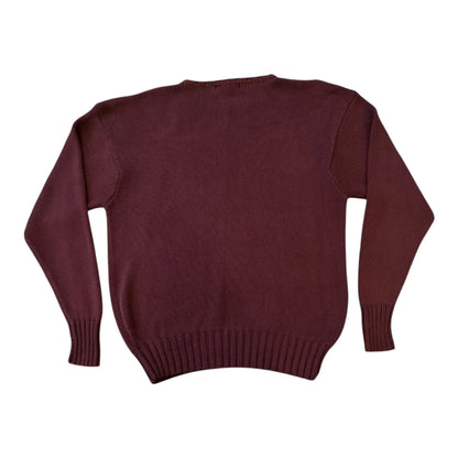 Extra large Ralph Lauren Burgundy Knitted Jumper