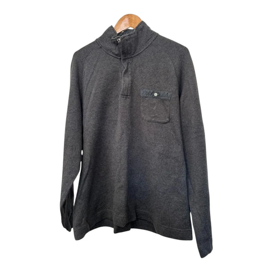 Large Nautica Grey 1/4 Zip
