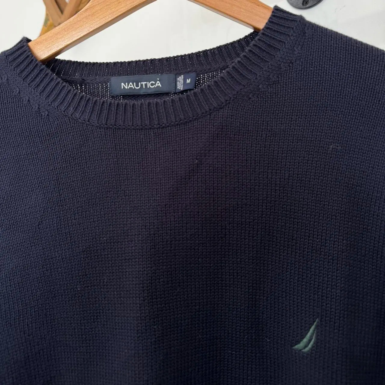 Medium Nautica Navy Knitted Jumper