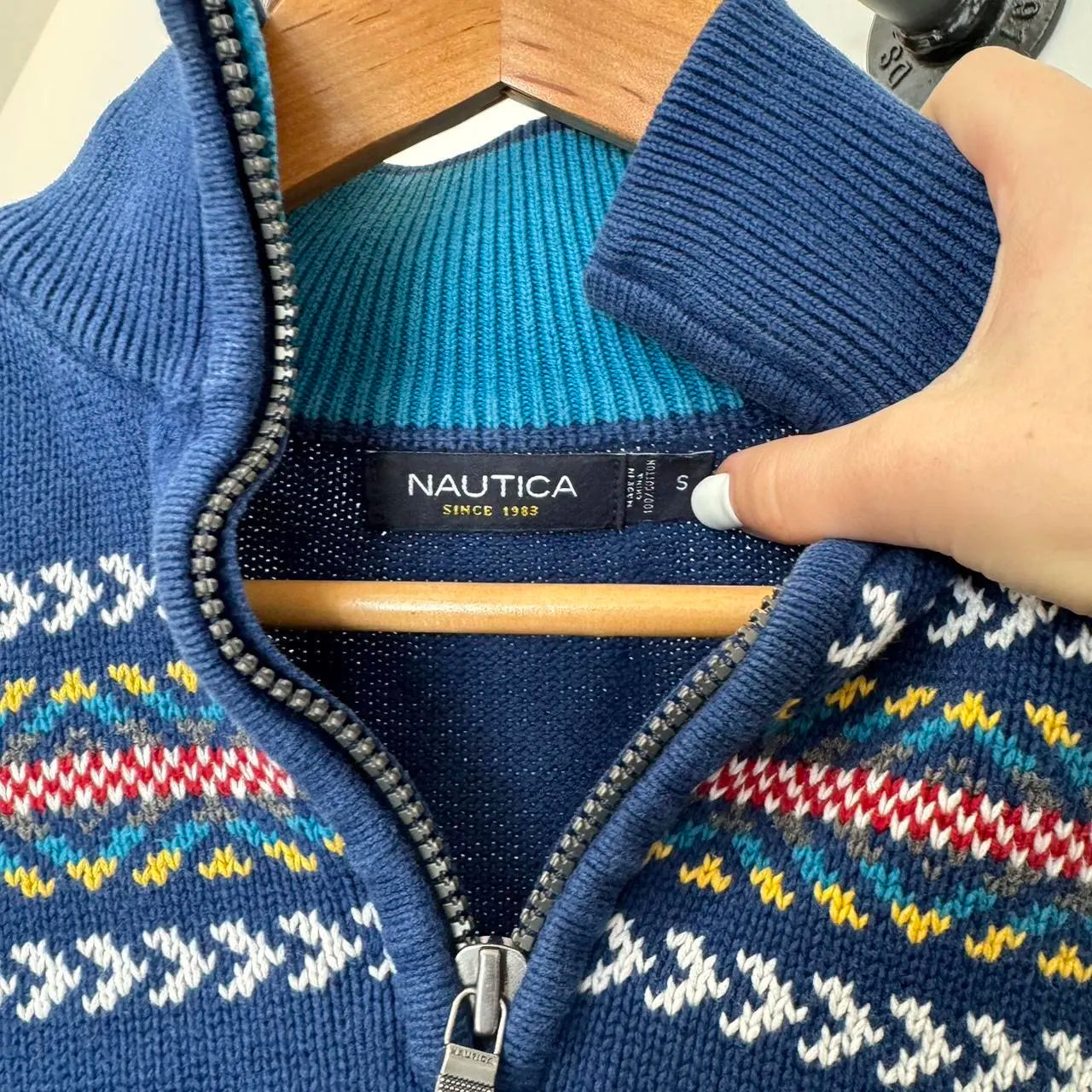 Small Nautica Blue 1/4 Zip