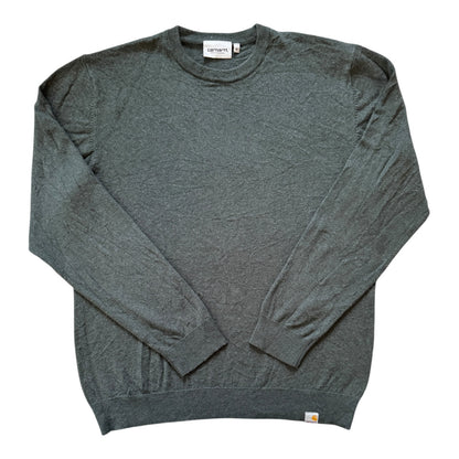 Medium Carhartt Green Wool Playoff Sweater