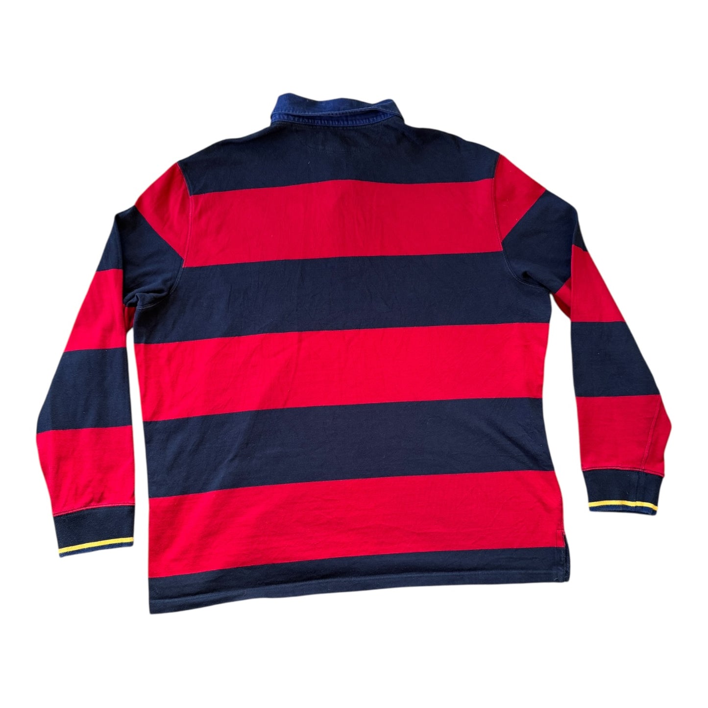 XXL Ralph Lauren Navy and Red Rugby Shirt