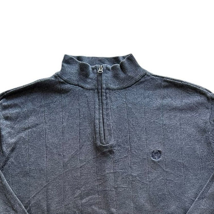 Extra large Chaps Blue Grey 1/4 Zip