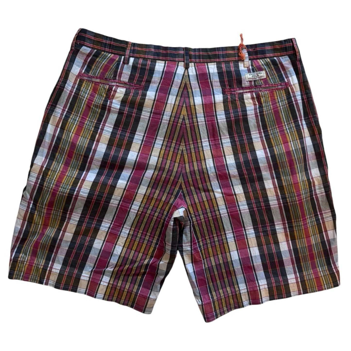 40" Ralph Lauren Red Checked Shorts