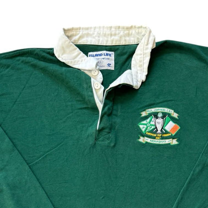 Large Island Life Green European Cup Winners 1967 Rugby Shirt