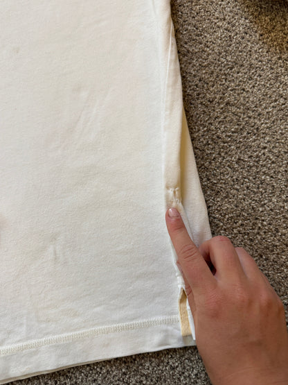 Large Gant White US-12 Rugby Shirt