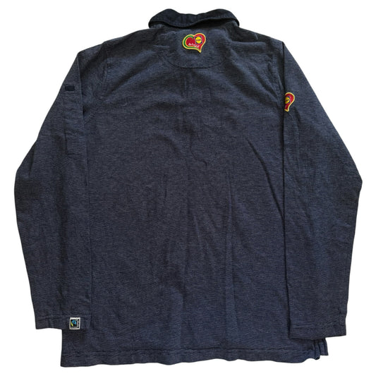 Medium Lidl Navy Rugby Shirt