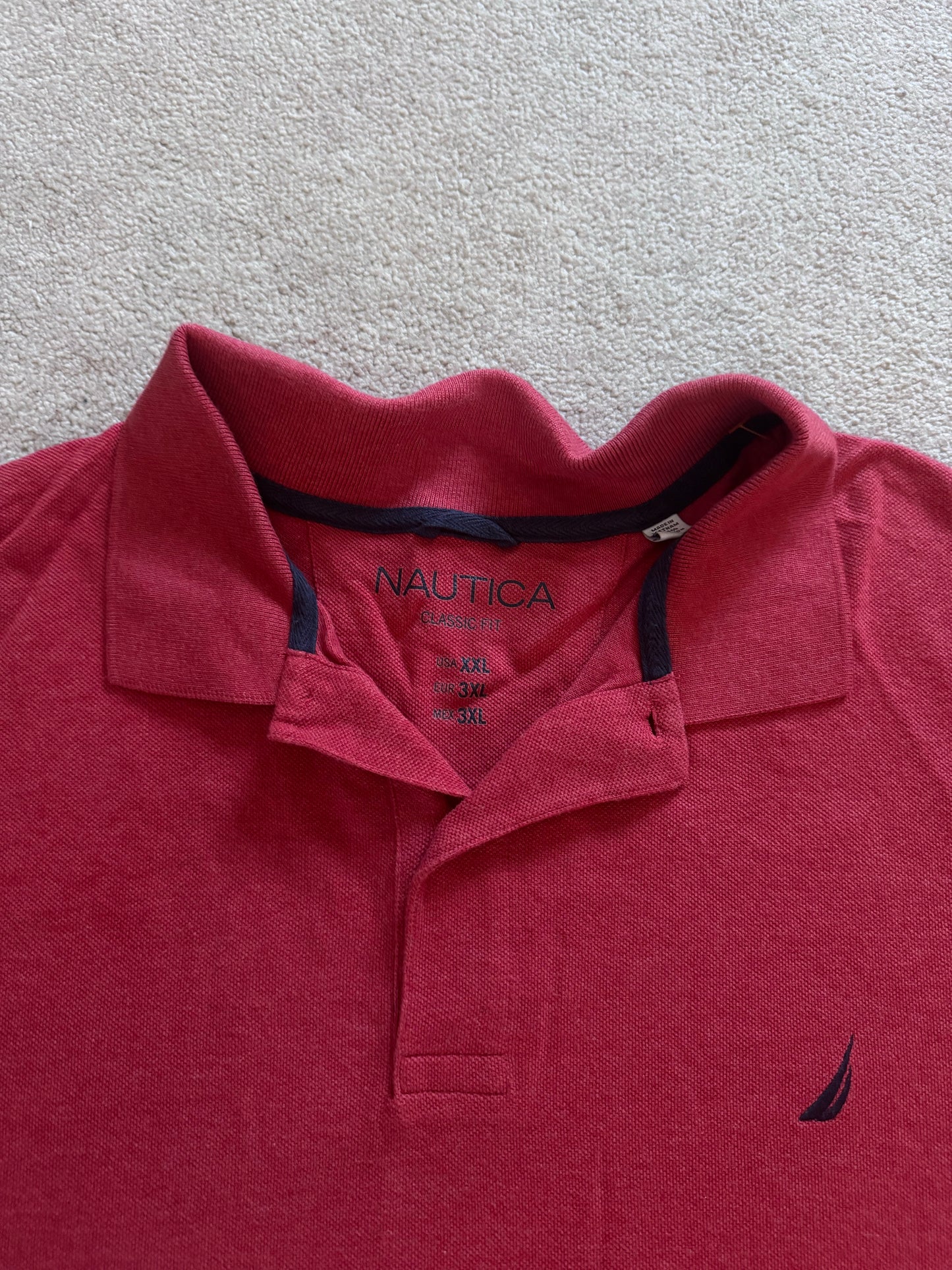 3XL Nautica Red Polo Shirt