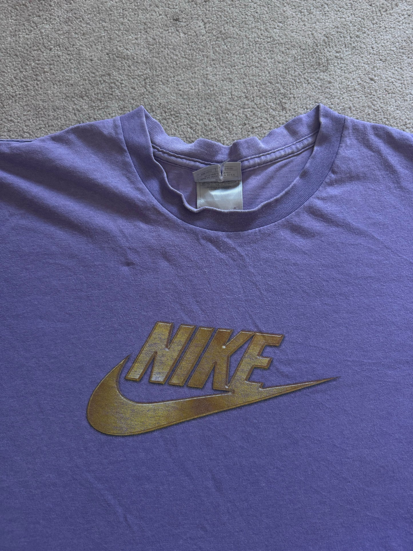 XXL Nike Purple and Gold T-Shirt
