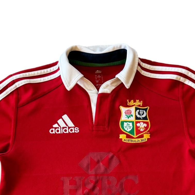 Small Adidas 2013 Lions Red Rugby Shirt