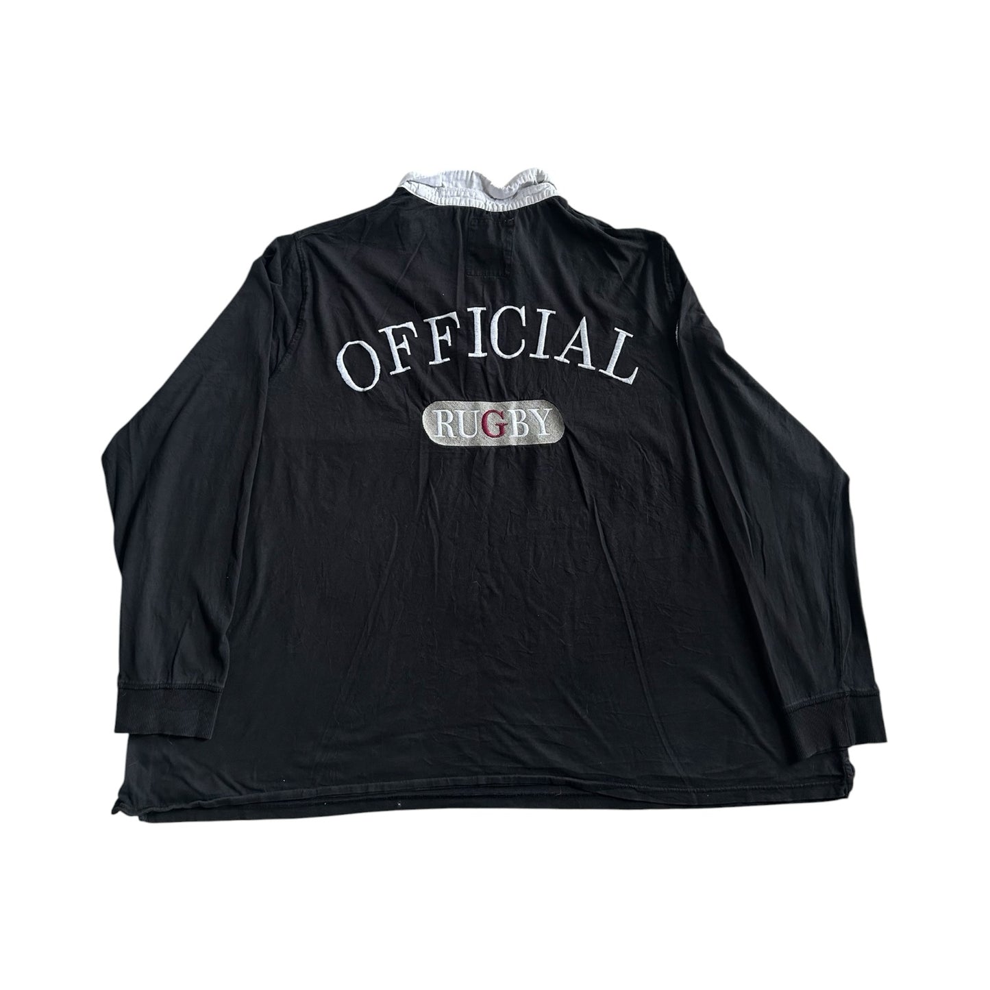 6XL Owk Sportswear Black and Grey Rugby Shirt