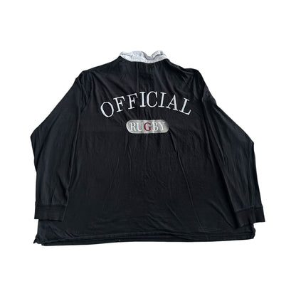 6XL Owk Sportswear Black and Grey Rugby Shirt