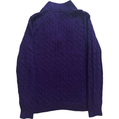 Woman's Extra large Ralph Lauren Purple Cable Knit