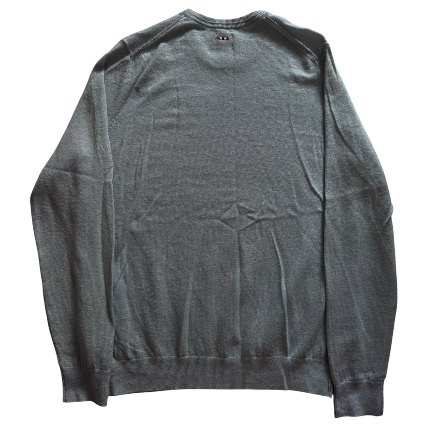 Medium Napapijri Light Blue Merino Wool Knitted Jumper